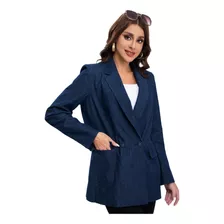 Sacos Mujer Suelto Blazer Mezclilla Formal Casual Moderno