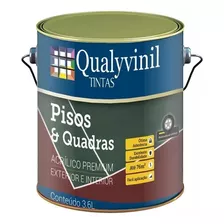 Tinta Acrílica Premium Qualyvinil Pisos E Quadras 3,6l Cores