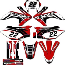 Kit Adesivos Trilha Gráficos Crf230 2015/2019 0.28mm Crfm86