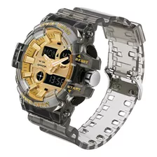 Reloj Sanda 3100, Luminoso, Impermeable, Led De 3 Atm