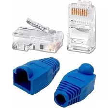 Plug Modular Conector Rj-45 8 X 8 Vias Cat-5e 1.000-pçs