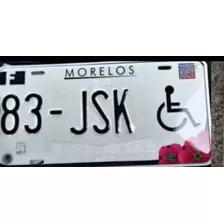 Placas De Discapacitado Morelos 