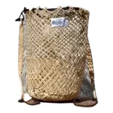 Bolsa De Rattan Para Uso Diario O Decoracion 38 X 20cm Ratan