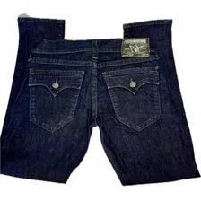 True Religion Zach Tam. 44 Slim Calça Jeans Masculina