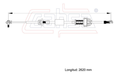 Cable Selector Velocidades Para Pontiac Grand Am 2000 3.4l Foto 2