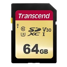 Transcend Ts64gsdc500s 64gb Uhs I U3 Sd Memory Card Mlc Com