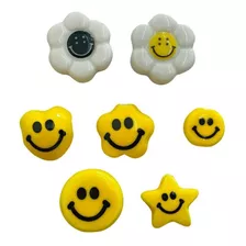 Dijes De Ceramica Happy Paq 25 Pz Para Realizar Bisuteria 