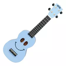 Ukelele Soprano Mahalo Sengon Con Funda U-smiles Color Celeste