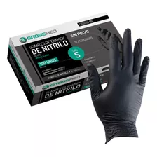 Guantes De Nitrilo Negro Grossmed (sin Polvo) - S, M, L