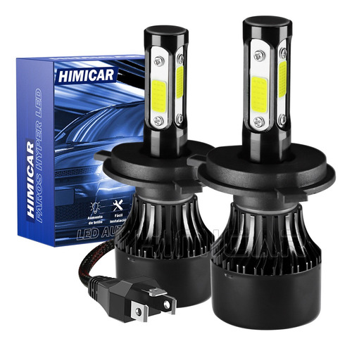 Kit De Focos Led De 4 Lados H4 H13 9007 Para Luz Alta Y Baja Foto 9