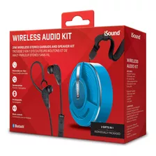 Kit De Audio Inalámbrico Isound 2 En 1, Auriculares Estéreo