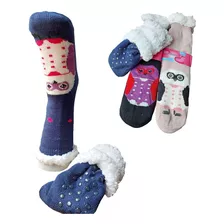 Meia Pantufa Inverno: Térmica Antiderrapante Adulto Feminino