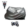 Funda Afelpada Para Moto Deportiva Estampada Yamaha, Suzuki Color Extra Grande
