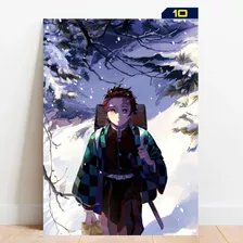 Placa Decorativa Kimetsu No Yaiba - Demon Slayer 28x19cm