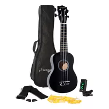 Martin Smith, Uk-312-pnk Superkit De Ukelele Soprano, Negro