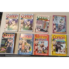 Coleção Completa Hq Conan O Bárbaro Abril - Marvel A5 Extras