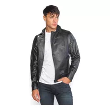 Campera De Cuero Old Bridge Red Maxter