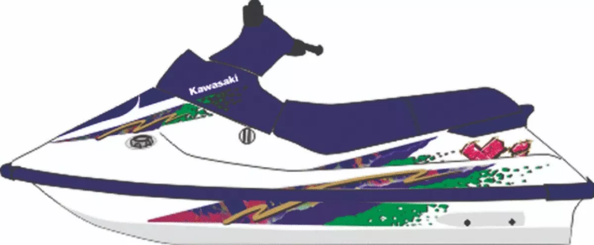 Adesivo Faixa Jet Ski Kawasaki Xi 94