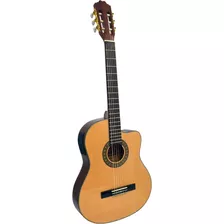 Guitarra Electroacustica Nylon Caoba La Sevillana Ur-6ceq