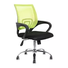 Cadeira Diretor Pelegrin Pel-cr11 Preta E Verde Limão Cor Preto E Verde Limão Material Do Estofamento Tela Mesh