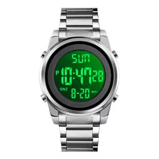 Reloj Digital De Negocios Skmei Plateado Para Hombres, Modo