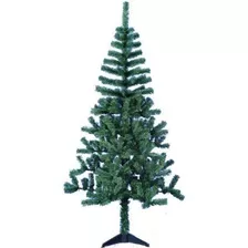 Árvore De Natal Verde 1,50m 200 Galhos Papai Noel Decoração