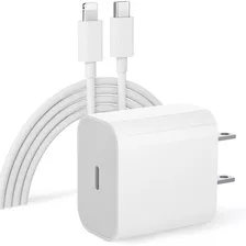 Cargador 20w Carga Rápida Para iPhone 11 12 13 Tipo C Cable 