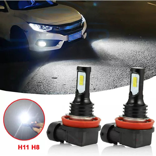 Bombillas Led Antiniebla H8 H11 80 W 4000 Lm Para Honda Foto 2