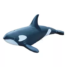 Baleia Orca Brinquedo Super Realista Em Vinil Fera Aquática