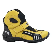 Bota Motociclista As Racing Masculina Feminina Cano Curto