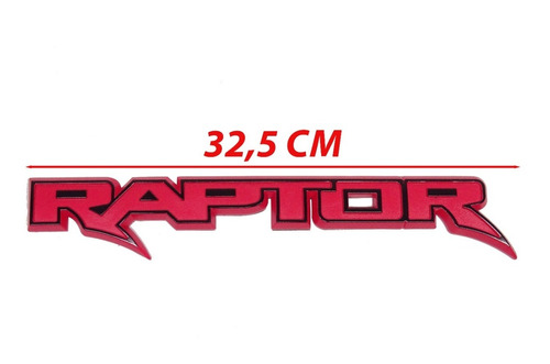 Logo Emblema Ford Ranger Raptor Rojo Foto 2