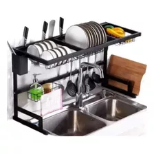 Escurridor Organizador De Platos P/ Cocina Acero Inoxidable