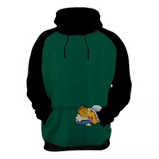 Blusa Moletom Garfield Dormindo Soneca Pijama 1