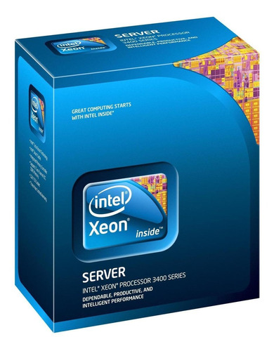 Processador Intel Xeon X3430 Bv80605001914ag De 4 Núcleos E  2.8ghz De Frequência