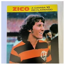 Zico Flamengo Mini Poster Decada 70