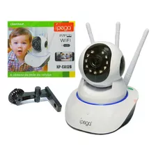 Camera De Segurança Com 3 Antena Wifi Ip 1080 Ipega Kp-ca128