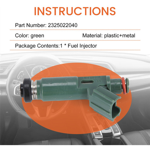 Inyector De Combustible Para Celica Mr2 Spyder 2000-2004 Par Foto 9