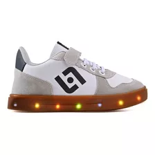 Tenis Infantil De Led Casual Sapatenis Meninos Calce Facil