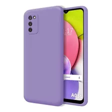 Funda Case Para Samsung A03s Soft Feeling Antishock Lila