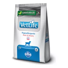 Ração P/caes Vet Life Hypoallergenic Pork E Potato 10,1kg