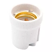 Kit 10 Receptáculo Bocal Soquete Porcelana E27 P/spot C/alça