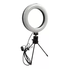 Ring Light 16cm De Mesa Led Tripé