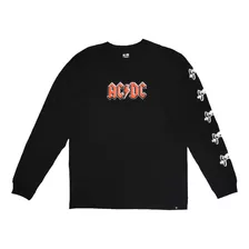 Playera Dc Shoes Ac/dc About To Rock Adyzt04981 Kvj0 Black