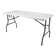 Mesa Plegable Rectangular Multiusos Color Blanco