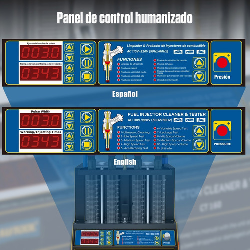 Laboratorio De Inyector Tina Ultrasnica Calefaccin Autool Foto 7