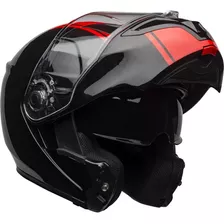 Capacete Bell Srt Modular Ribbon Black Red Cor Vermelho Tamanho Do Capacete 60