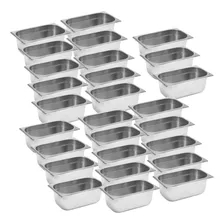 Kit 27 Cuba Gastronômica 1/9 X 65 Aço Inox - Tecnocuba