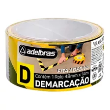 Fita Para Demarcação De Solo 14mx50mm Zebra Adelbras