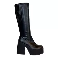 Bota De Dama Ajustable Con Plataforma Z-29 