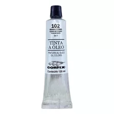 Tinta A Óleo Corfix Branco De Titânio #102 - 120ml